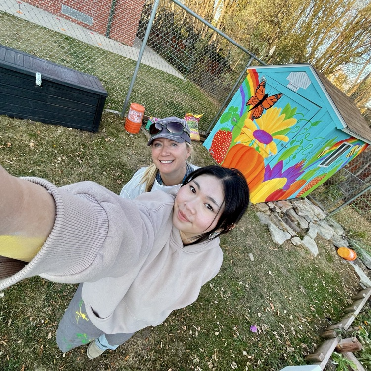 The Broadmoor Garden Shed Mural is complete!