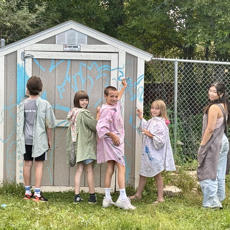 The Broadmoor Garden Shed Mural is complete!