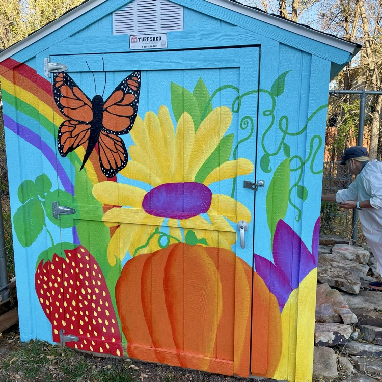 The Broadmoor Garden Shed Mural is complete!