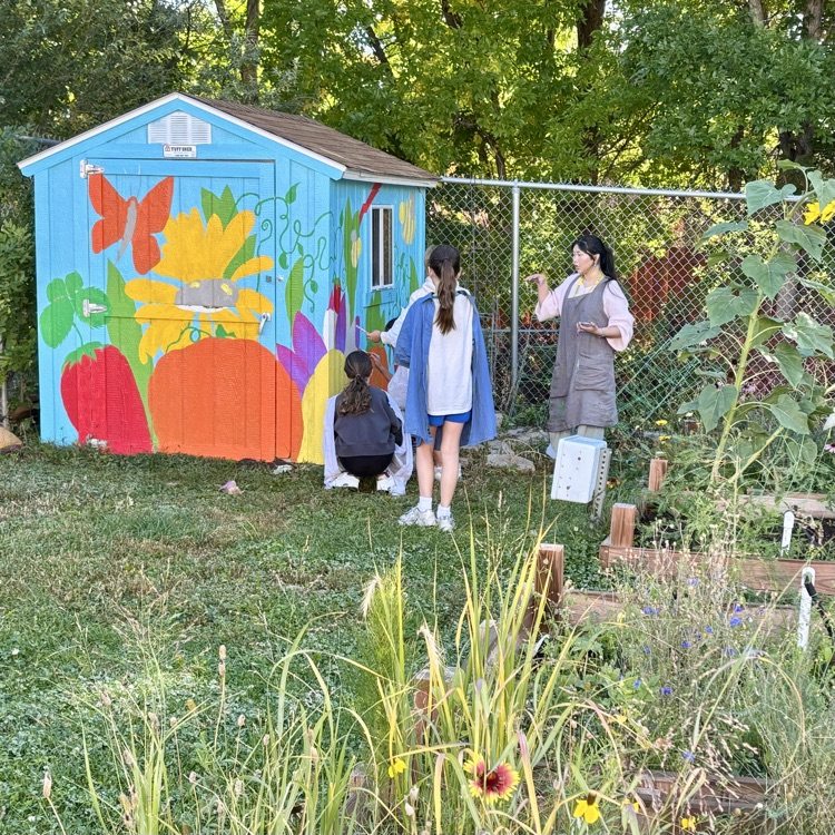 The Broadmoor Garden Shed Mural is complete!