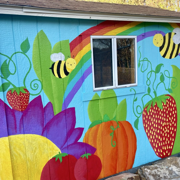 The Broadmoor Garden Shed Mural is complete!