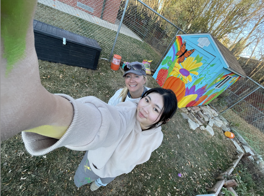 Garden Shed with Teachers