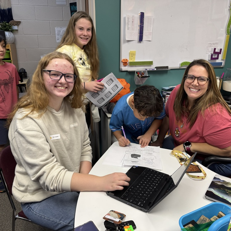 Today at GCE, we had 16 High School volunteers from Ascend College Prep. Volunteers did a variety of activities including working with our students, preparing materials for teachers, assisting our band director and helping in the library.