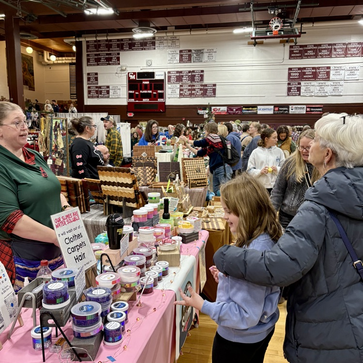 Gifts, gifts, gifts galore at today's CMHS Holiday Craft Fair! Stop by if you have the chance 🎅🏽🦌❄️☃️!!!