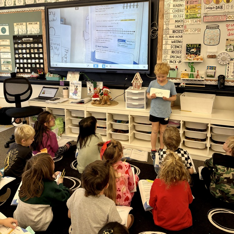 Our Skyway Comets hard at work this morning engaged in literacy, math, art, and physical education!