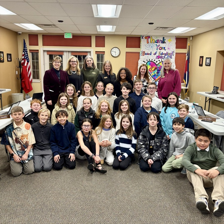 GCE students from Ms. Markus 6th grade class shared their team research projects and findings using the scientific method at tonight’s BOE Student Spotlight.