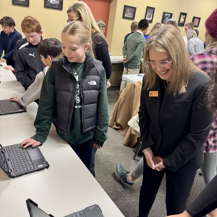 GCE students from Ms. Markus 6th grade class shared their team research projects and findings using the scientific method at tonight’s BOE Student Spotlight.