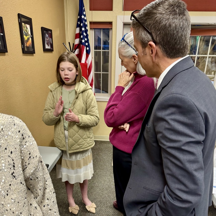 GCE students from Ms. Markus 6th grade class shared their team research projects and findings using the scientific method at tonight’s BOE Student Spotlight.