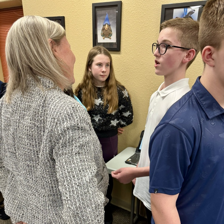 GCE students from Ms. Markus 6th grade class shared their team research projects and findings using the scientific method at tonight’s BOE Student Spotlight.