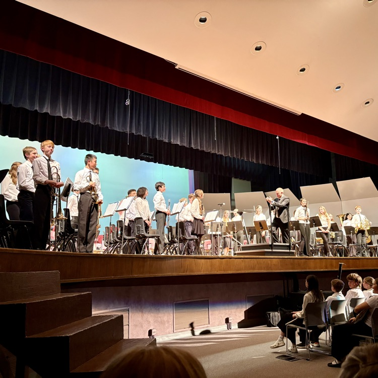 Tonight's Futures Concert did not disappoint! Bravo to our incredible elementary, junior high, and high school student performers... as well as our amazing and dedicated D12 band directors🎶