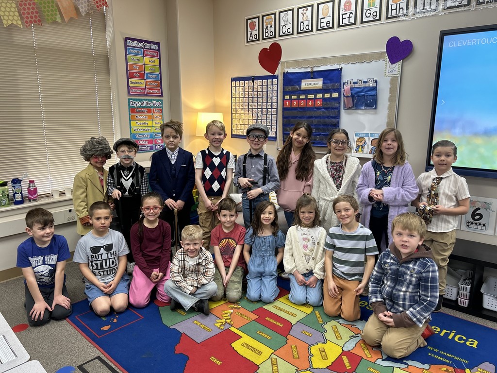 100 days of learning, growing, and fun! 💛 Gold Camp 1st Grade finally got to celebrate—worth the wait!