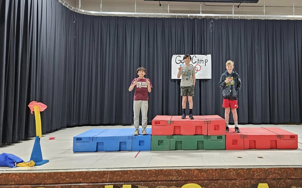 Students in Mrs. Doane’s PE class went for the gold today—trying out Olympic sports and even lighting a flame in our own opening ceremony! 🔥🏅 What an amazing day to be a Gold Camp Cougar! 🐾💛