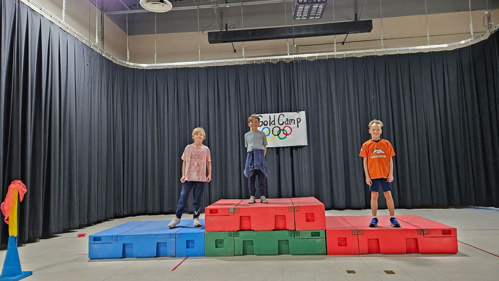 Students in Mrs. Doane’s PE class went for the gold today—trying out Olympic sports and even lighting a flame in our own opening ceremony! 🔥🏅 What an amazing day to be a Gold Camp Cougar! 🐾💛
