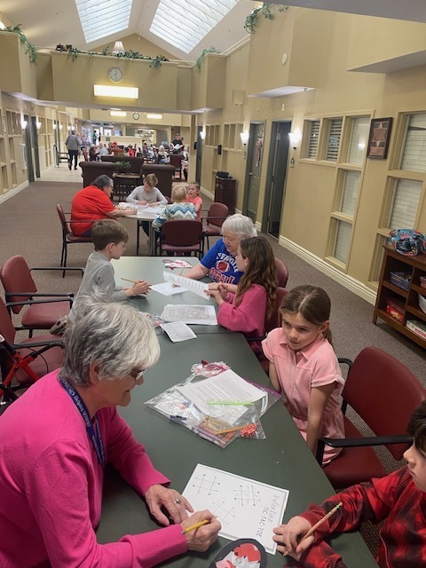 The 3rd Grade Gold Camp Cougars from Ms. Gross’s class had a wonderful afternoon visiting Broadmoor Court Assisted Living Center! 🐾💛 They spent time volunteering, sharing smiles, and having so much fun with the amazing seniors. What a special day of connection, kindness, and Cougar pride!