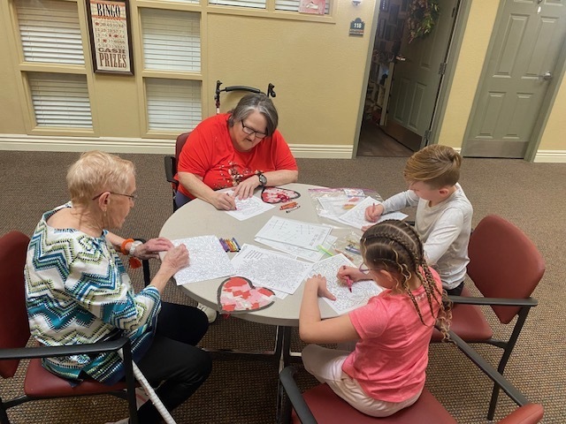The 3rd Grade Gold Camp Cougars from Ms. Gross’s class had a wonderful afternoon visiting Broadmoor Court Assisted Living Center! 🐾💛 They spent time volunteering, sharing smiles, and having so much fun with the amazing seniors. What a special day of connection, kindness, and Cougar pride!