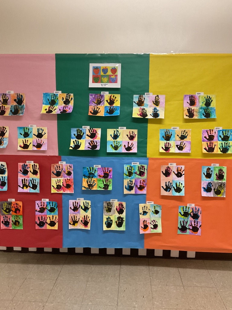 Ms. Lindsay's art display