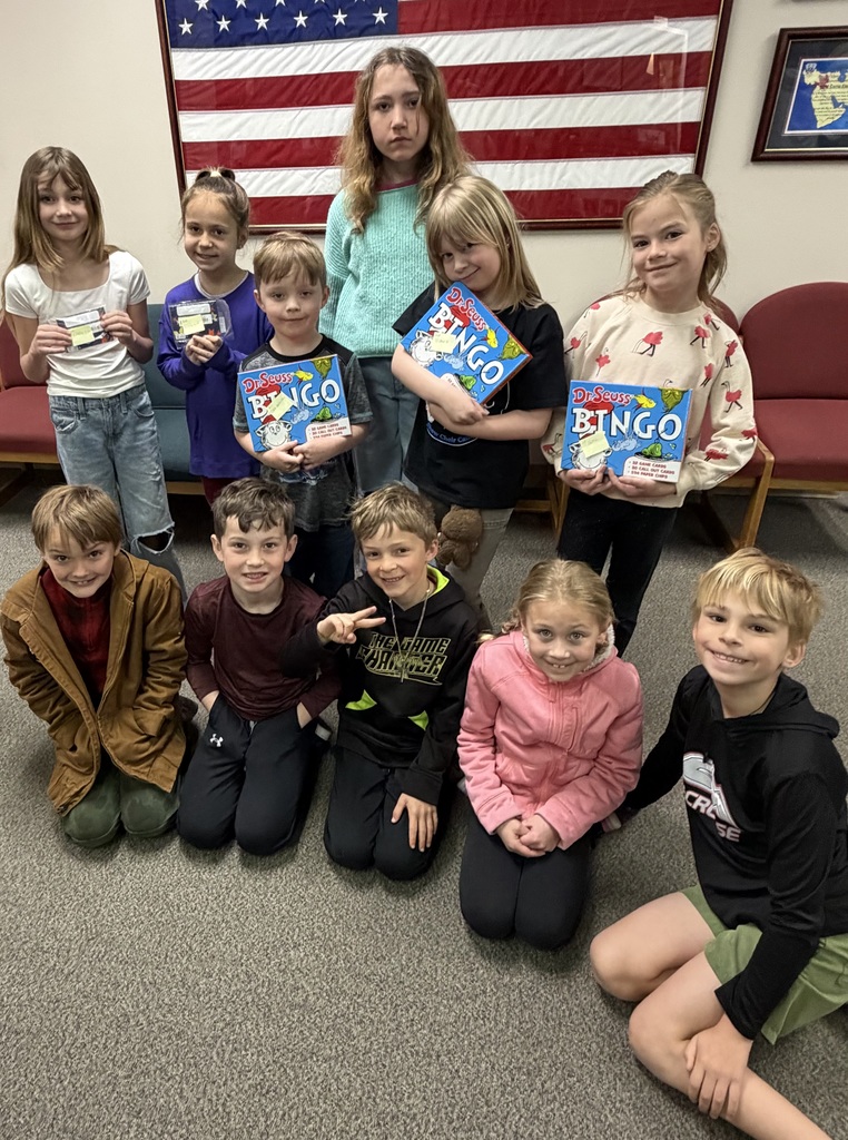 The winners of the GCE Read Across America Writing Contest with some of the First Grade students! 📚✨