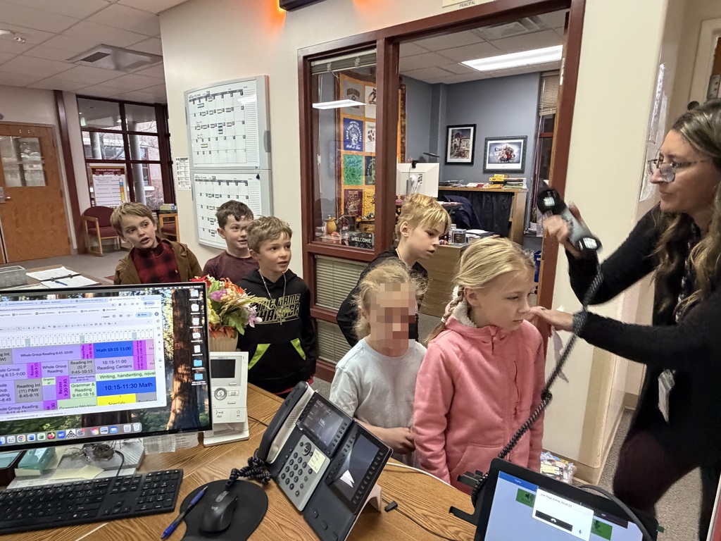 The winners of the GCE Read Across America Writing Contest were announced by the First Grade students.
