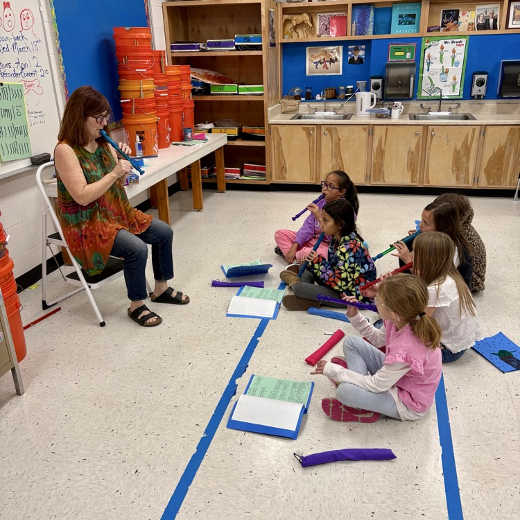 Skyway students dancing in PE, researching marine life, and rehearsing recorders for an upcoming performance - strong work, Comets ☄️ 💫