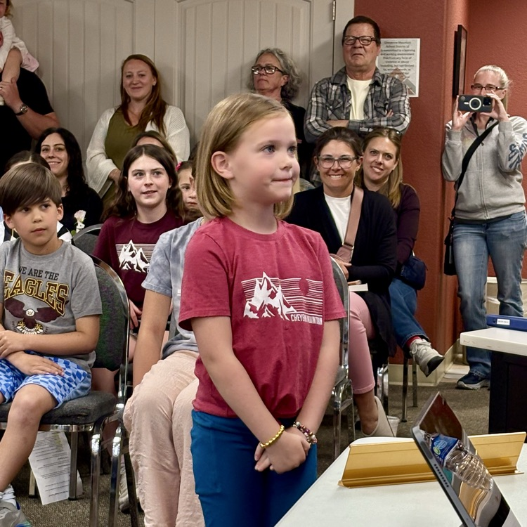 Our CME students were featured at tonight’s Board spotlight sharing what it means to be kind and care for their school community - strong work, Eagles🦅 💪🏼!!