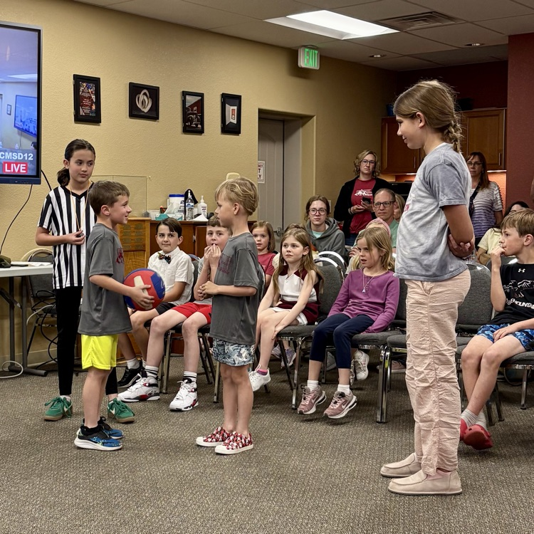 Our CME students were featured at tonight’s Board spotlight sharing what it means to be kind and care for their school community - strong work, Eagles🦅 💪🏼!!