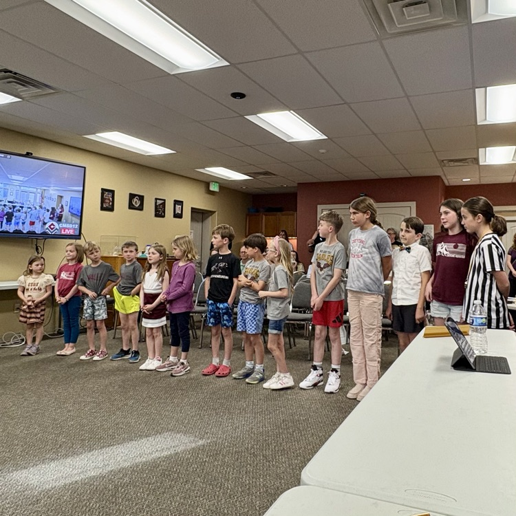 Our CME students were featured at tonight’s Board spotlight sharing what it means to be kind and care for their school community - strong work, Eagles🦅 💪🏼!!