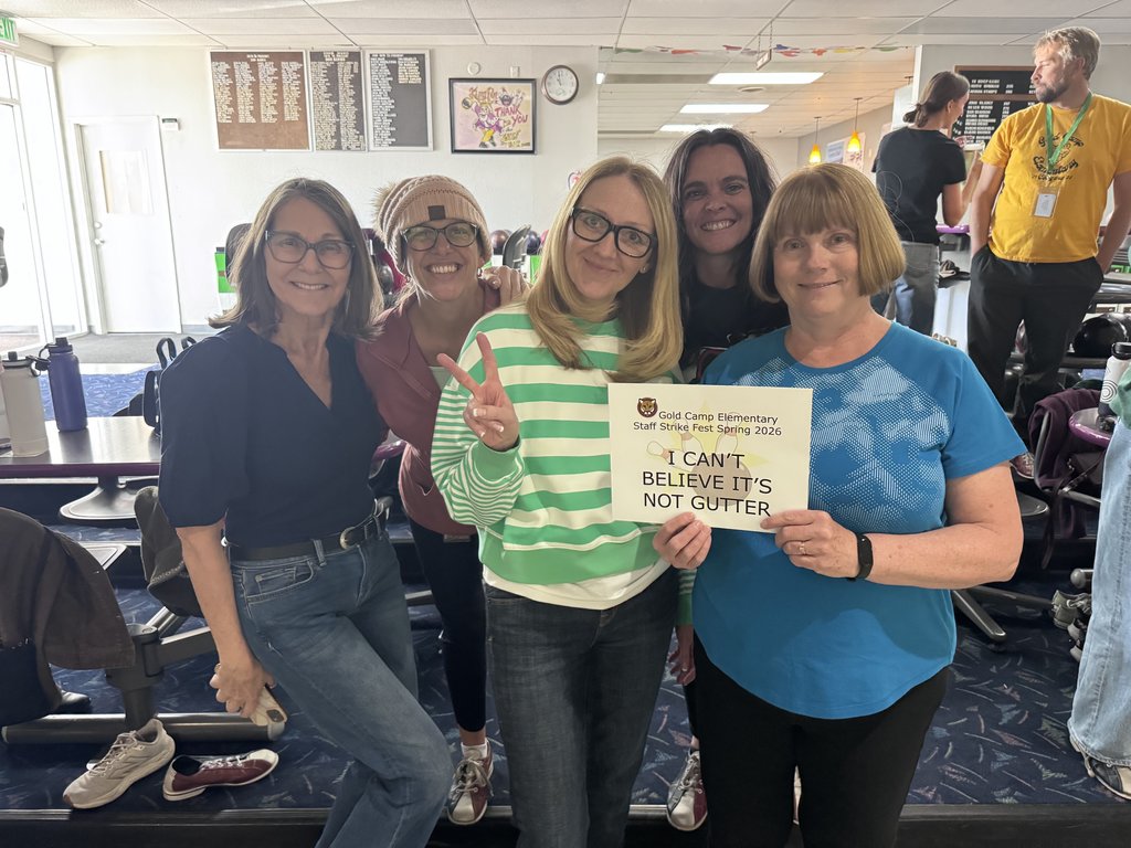 Turns out our GCE staff has some serious hidden bowling talent .  Huge thanks to our principal, Becki Royall, for making this team-building  happen. It was the perfect mix of laughs, friendly competition, and just enough chaos to keep things interesting!