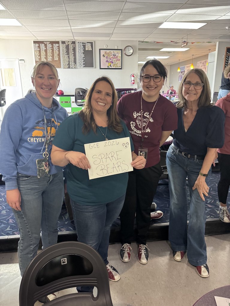 Turns out our GCE staff has some serious hidden bowling talent .  Huge thanks to our principal, Becki Royall, for making this team-building  happen. It was the perfect mix of laughs, friendly competition, and just enough chaos to keep things interesting!