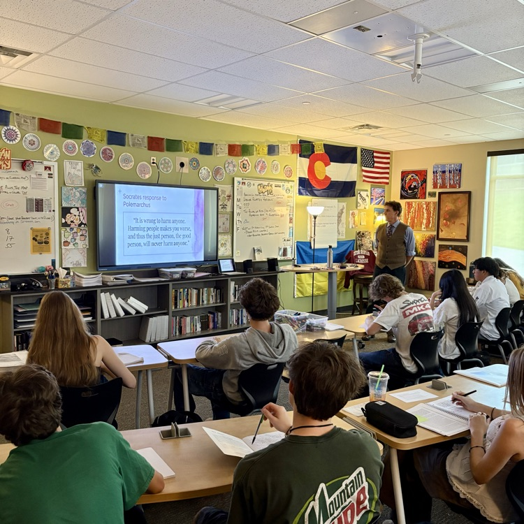 Literature, government, history, philosophy... CMHS students growing in their knowledge and understanding of core academics on the Mountain - Strong work, Hawks!