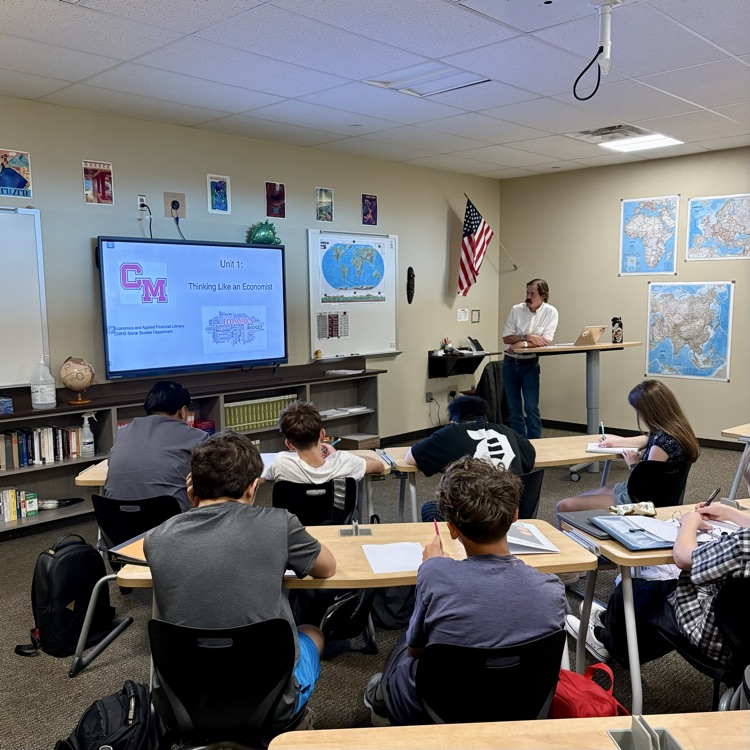 Literature, government, history, philosophy... CMHS students growing in their knowledge and understanding of core academics on the Mountain - Strong work, Hawks!