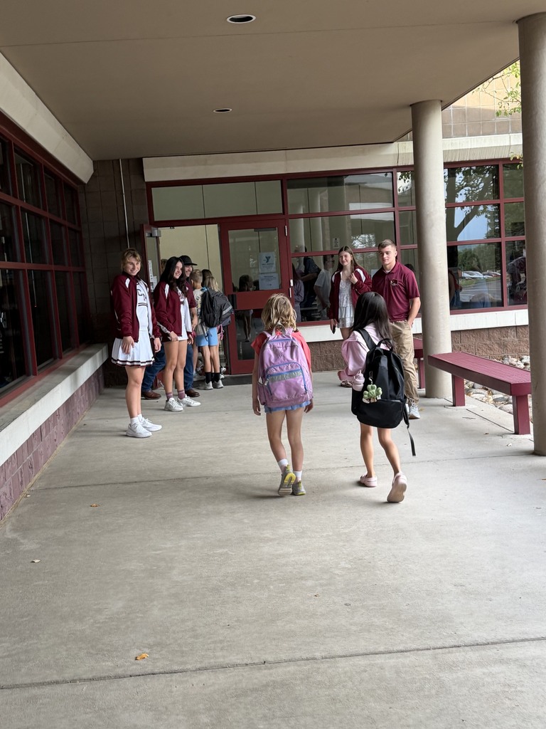  Our CMHS cheerleaders were out bright and early, welcoming GCE Cougars with high fives and school spirit as they headed to breakfast!