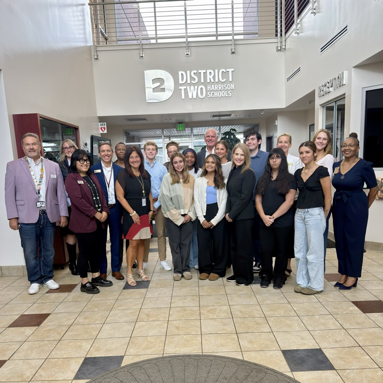 A big shout out to our CMHS students who recently joined D2 students in a leadership discussion with school board members from around the Pikes Peak region - strong work, Hawks!