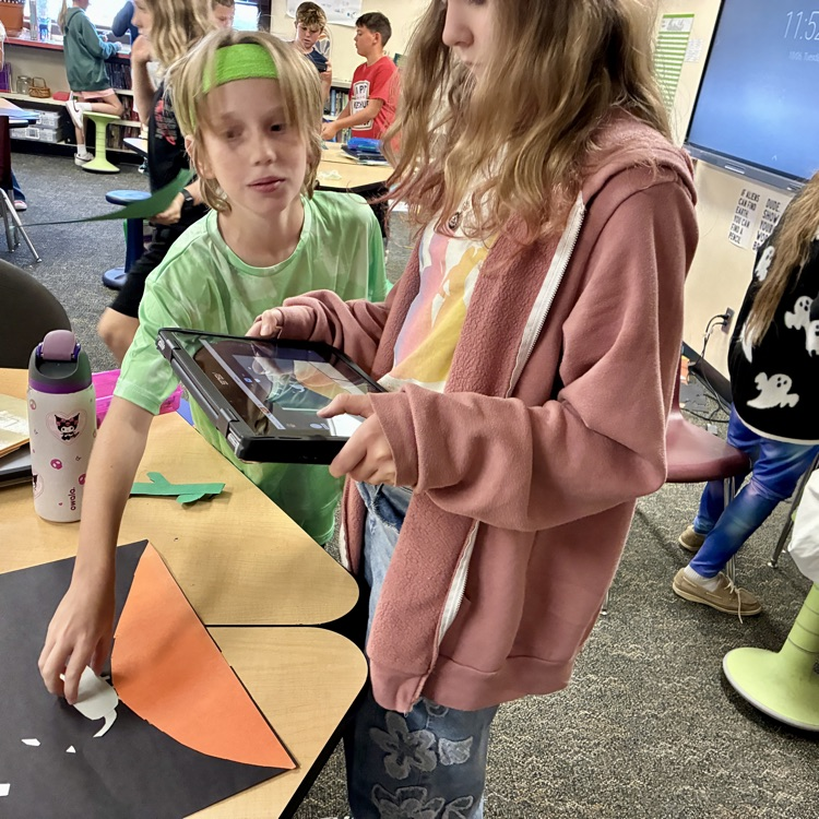 CME 5th grade students bringing science to life creating stop-motion videos about ecosystems. They are having fun combining creativity and technology to show how organisms interact in their environments! 