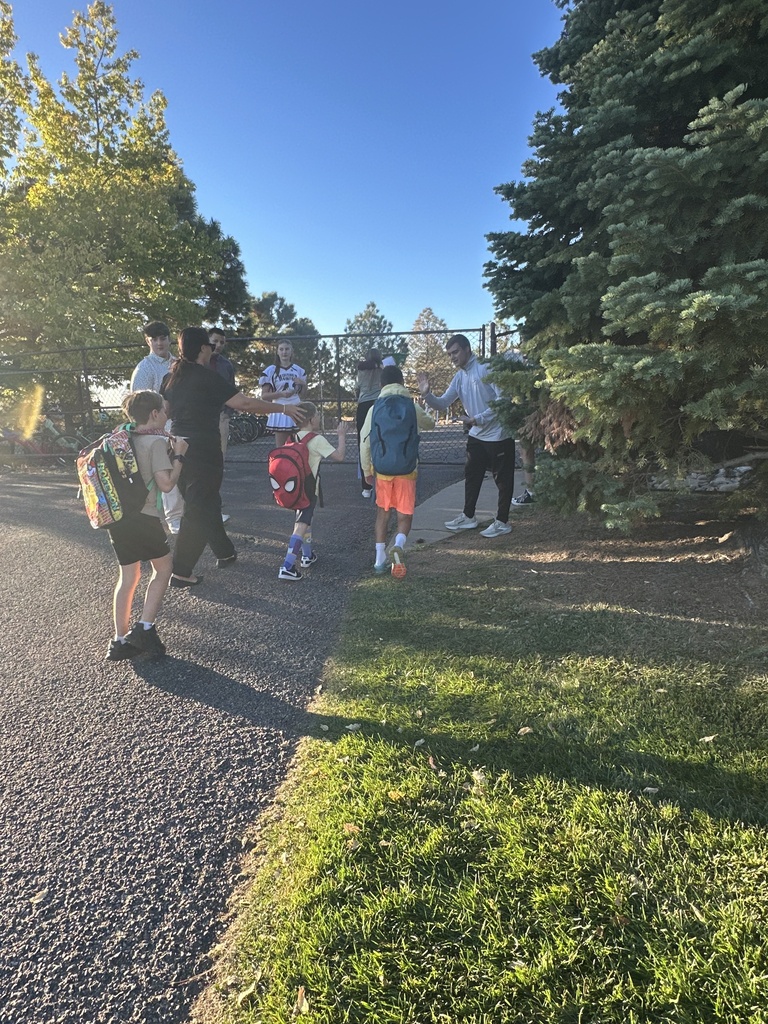 CMHS athletes stopped by Gold Camp to give our Cougars a high-five welcome and kick off our Friday with school spirit! 
