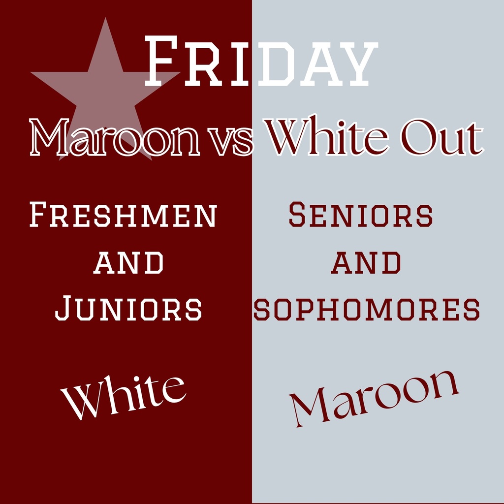 maroon vs white