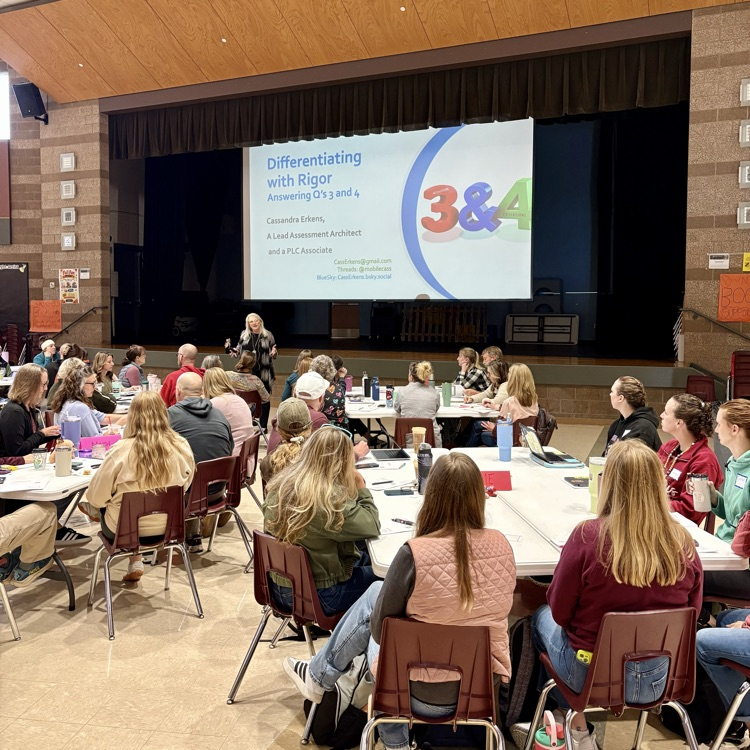 4th-8th grade teachers are learning to differentiate with rigor through the PLC framework from educational expert, author, and national trainer, Cassandra Erkens, Solution Tree PLC Associate.