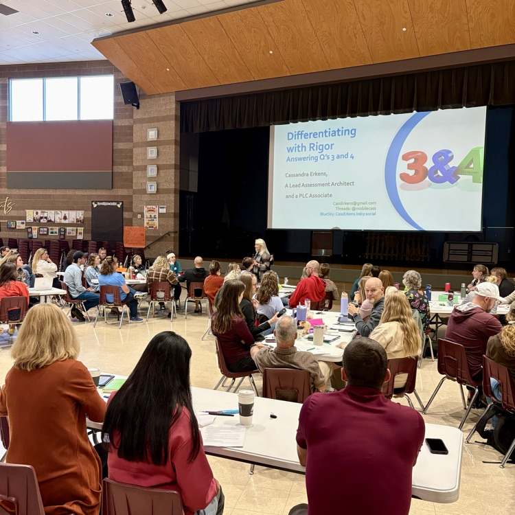 4th-8th grade teachers are learning to differentiate with rigor through the PLC framework from educational expert, author, and national trainer, Cassandra Erkens, Solution Tree PLC Associate.