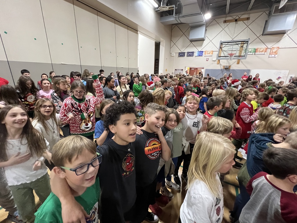 GCE Holiday Assembly. An afternoon of singing holiday songs and teachers v students games!
