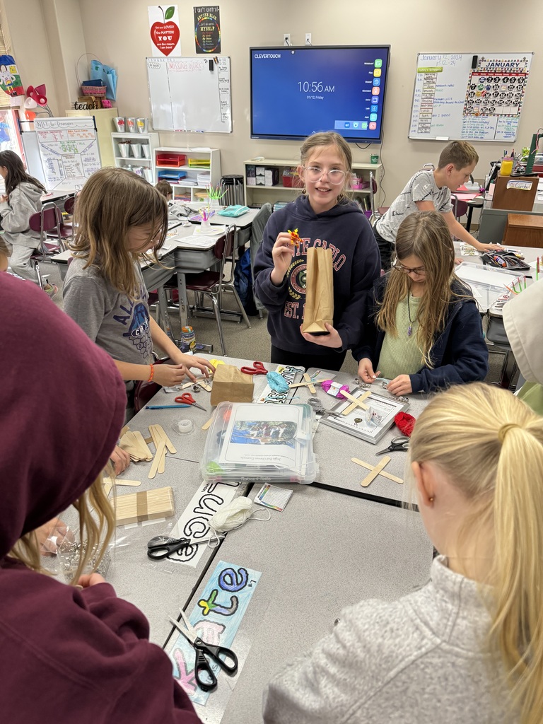 GCE 4th Grade students are engaged in STEM related challenges related to winter holidays around the world.
