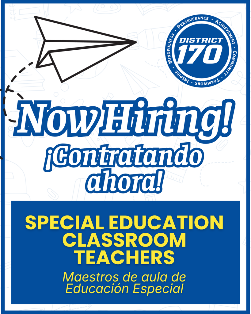 Now Hiring Special Education Classroom Teachers
