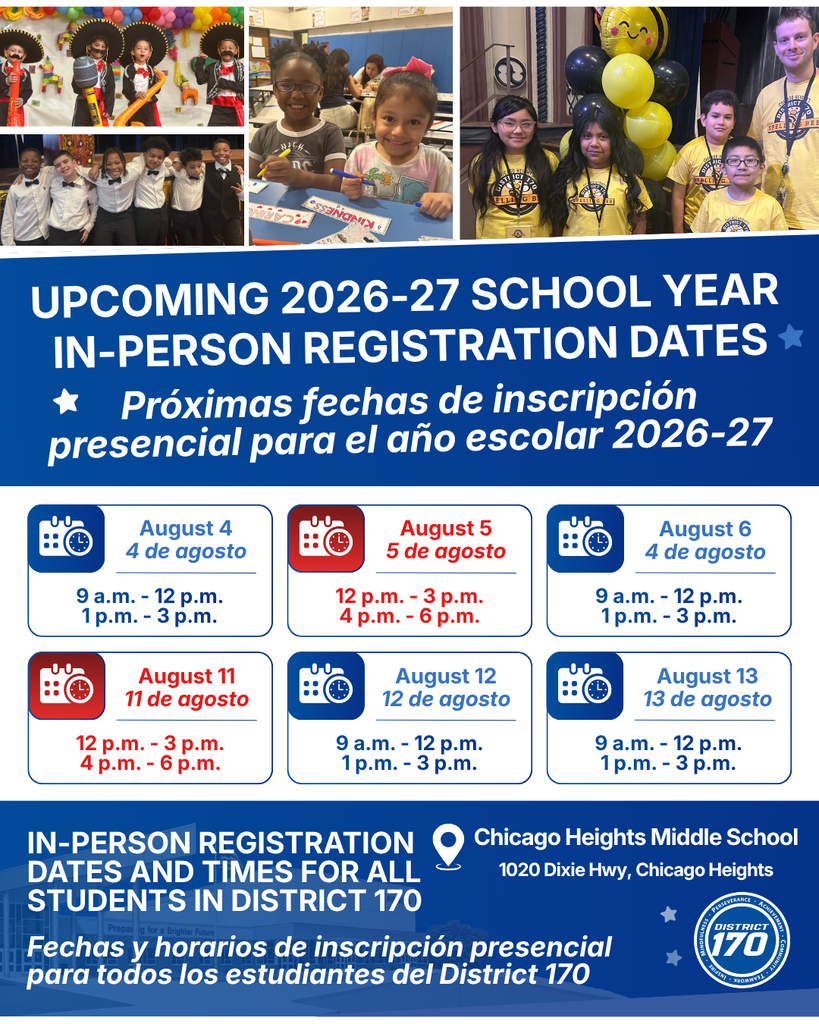 Upcoming 2026-27 Registration Dates