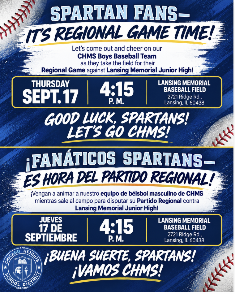 ⚾💙 SPARTAN FANS—IT’S REGIONAL GAME TIME! 💙⚾