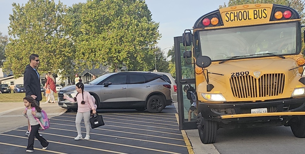School bus drop off