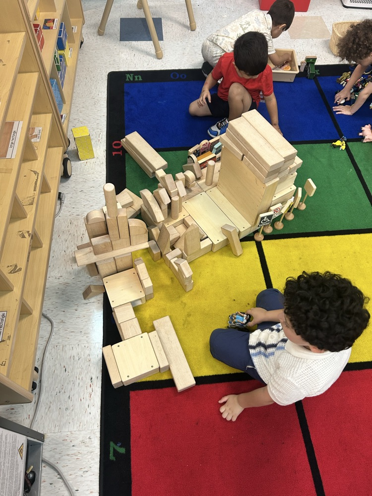 Playing with blocks
