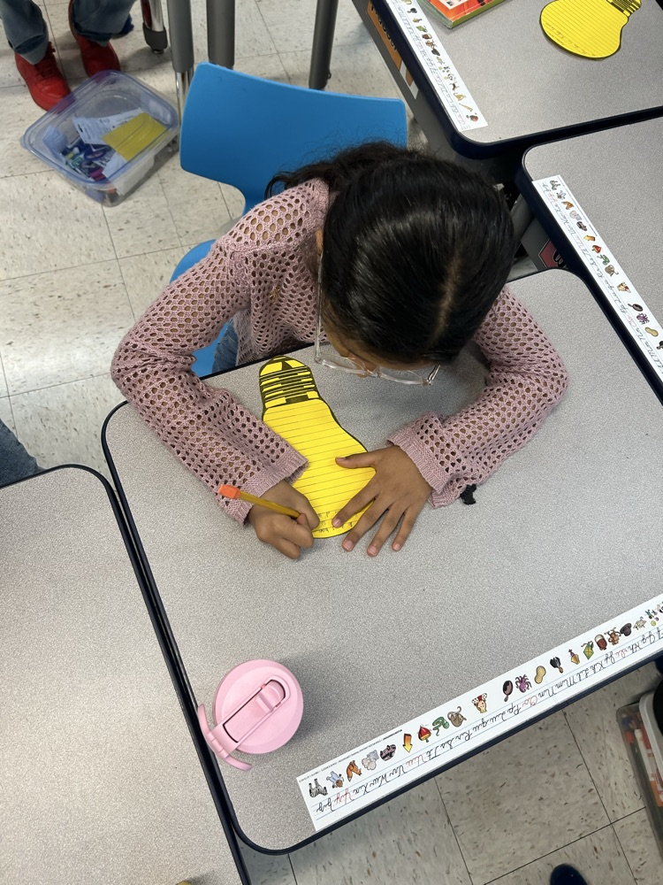 Students writing their ideas