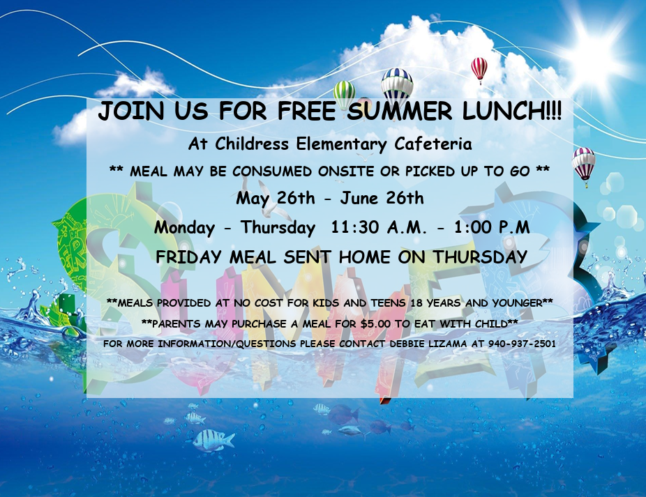 Summer Lunch Program Info