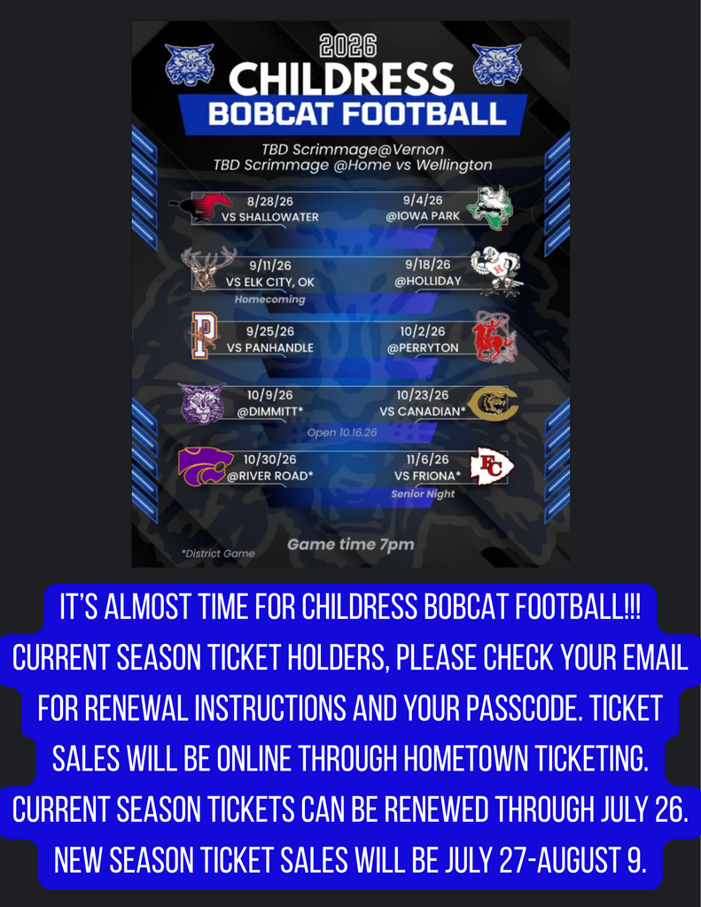 Childress Bobcats Football