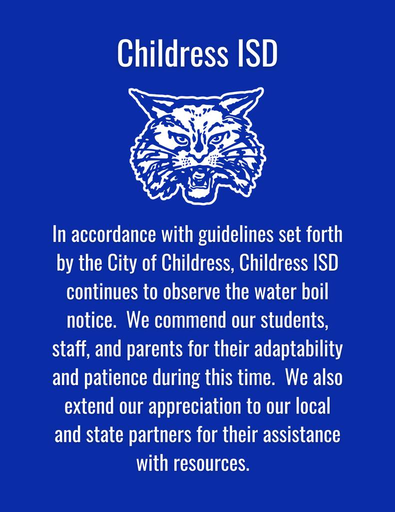 Update to Water Boil Notice and Thanks to Local/State Partners