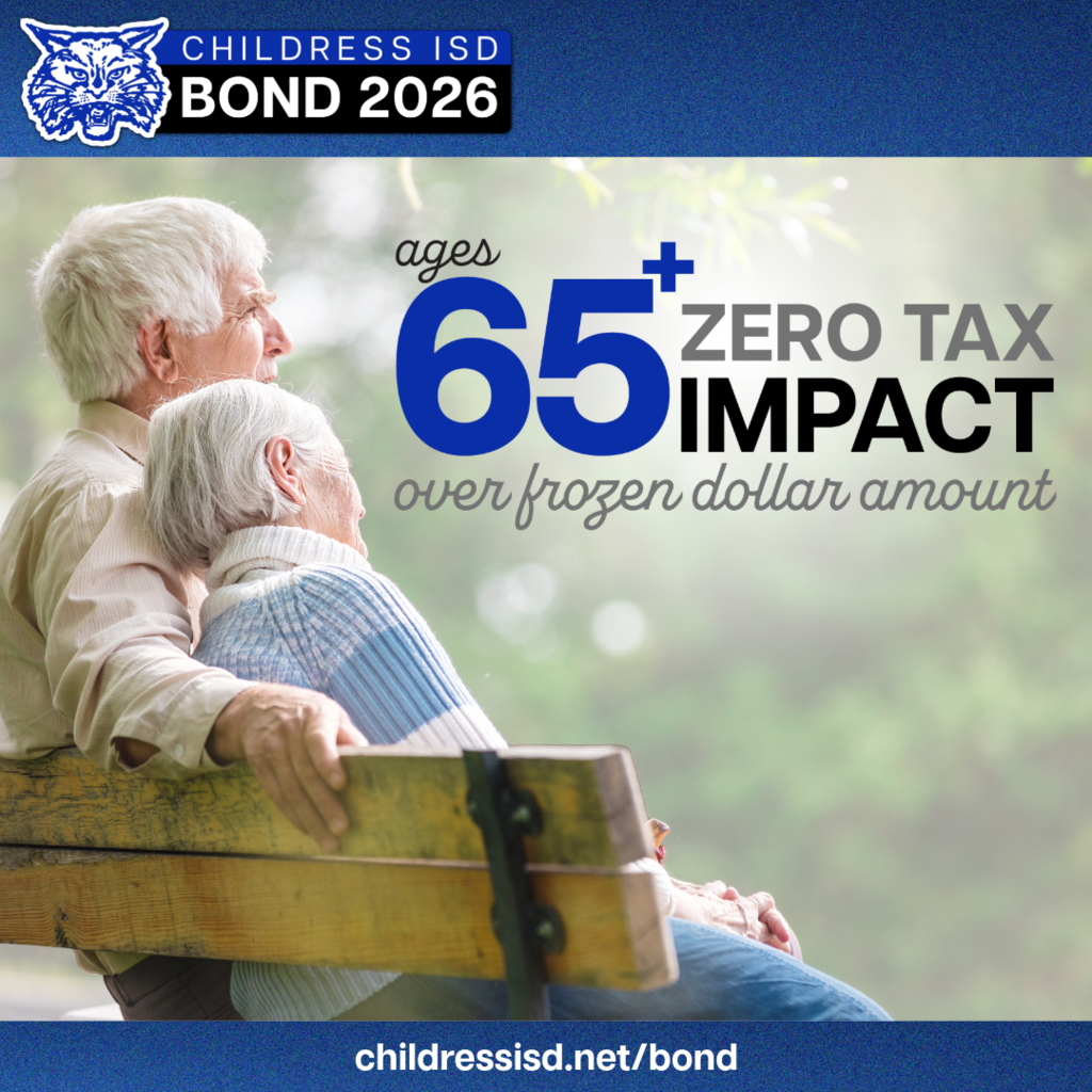 Ages 65+ Zero Tax Impact over frozen dollar amount