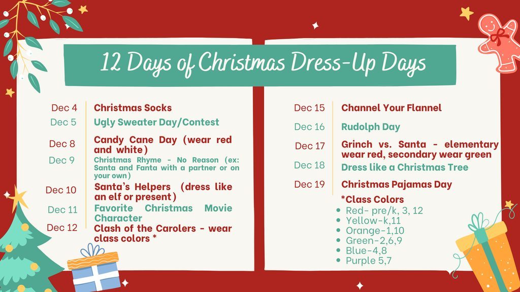 dress up days christmas Christmas Dress up Days!  The Mirror